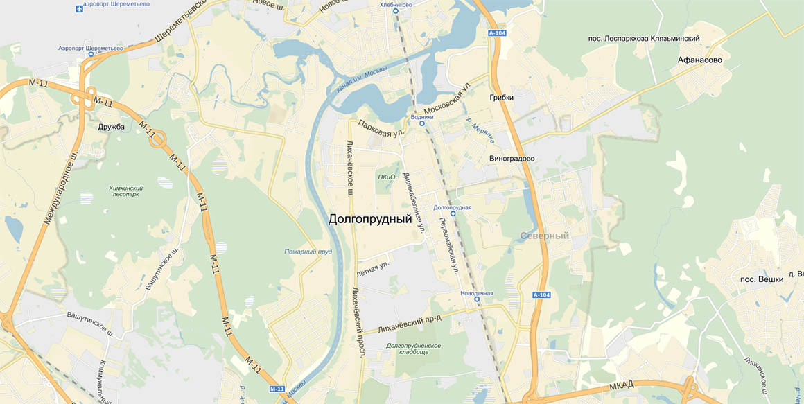 Карта москвы долгопрудный на карте москвы - 96 фото